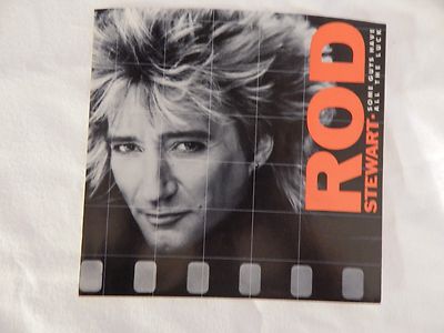 ROD STEWART ''Some Guys Have All The Luck '' PICTURE SLEEVE! ONLY NEW COPY ON eBAY
