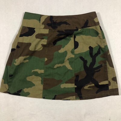 Vintage Tripp Skirt Womens Junior 5 Camo Camouflage Skirt