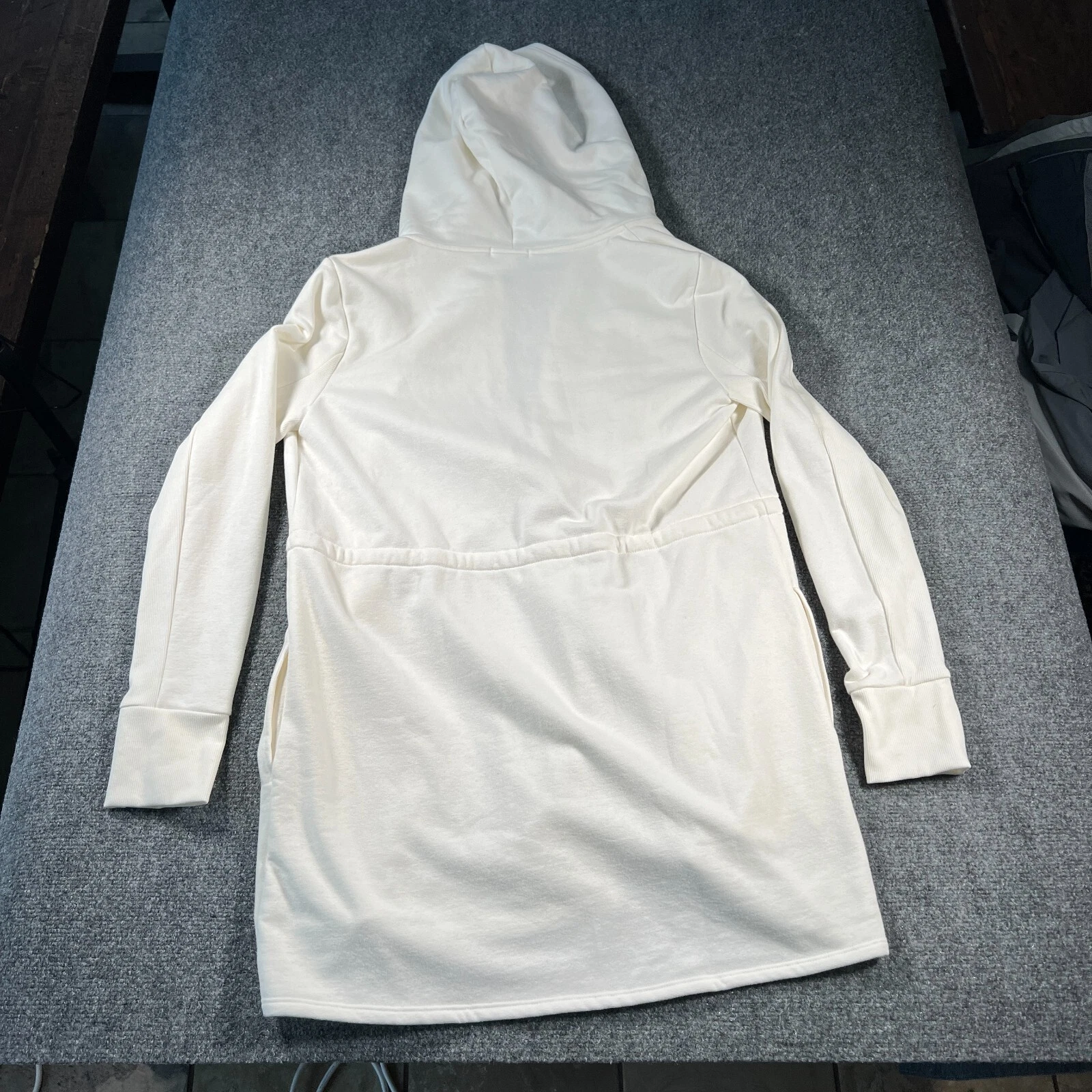 beyond-yoga on the go hooded open front pockets jacket