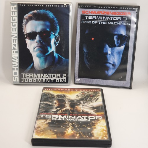 Terminator DVDs: T2 Judgment Day, T3 Rise of the Machines, Terminator Salvation