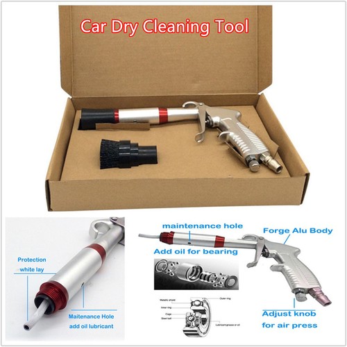 Car Air Dry Cleaning Gun Pneumatic Spray Dirt Dust Washing Tool w