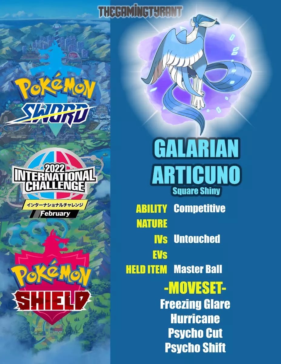 Galarian Articuno Moveset Guide - Pokemon Sword and Shield 