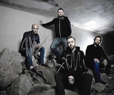 * RISE AGAINST * signed autographed 8x10 photo * TIM, ZACH & BRANDON * PROOF 4
