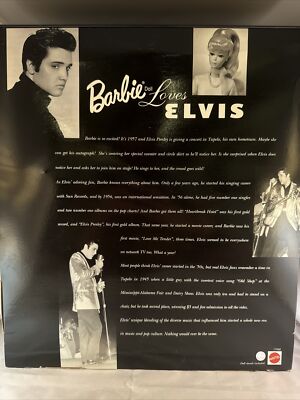 Barbie Loves Elvis Collector Edition Doll Set 1996 Mattel 17450