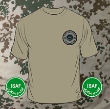 ISAF-VETERAN T-SHIRT KHAKI/Bundeswehr/Army/Soldat/Reservist/Armee/Afghanistan/