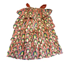 Tucker + Tate Girls Tiered Ruffle Sundress Rainbows Size 6