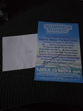 Noel Gallagher Hand Signed Flyer From Japanese Festival Rare 2013 Oasis