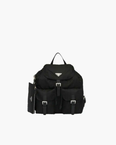 PRADA Medium Backpack Nylon Saffiano Leather Nero 1BZ811 PRADA Medium Backpack Nylon Saffiano Leather Nero 1BZ811
