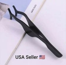 1PC False Eyelash Tweezers False Eyelashes Applicator Eyelash Extension New