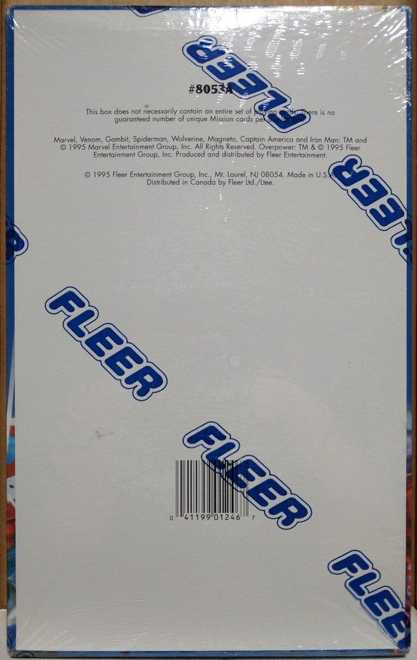 LOT OF (36) 1996 FLEER MARVEL MISSION CONTROL FACTORY SEALED LOT OF (36) 1996 FLEER MARVEL MISSION CONTROL FACTORY SEALED