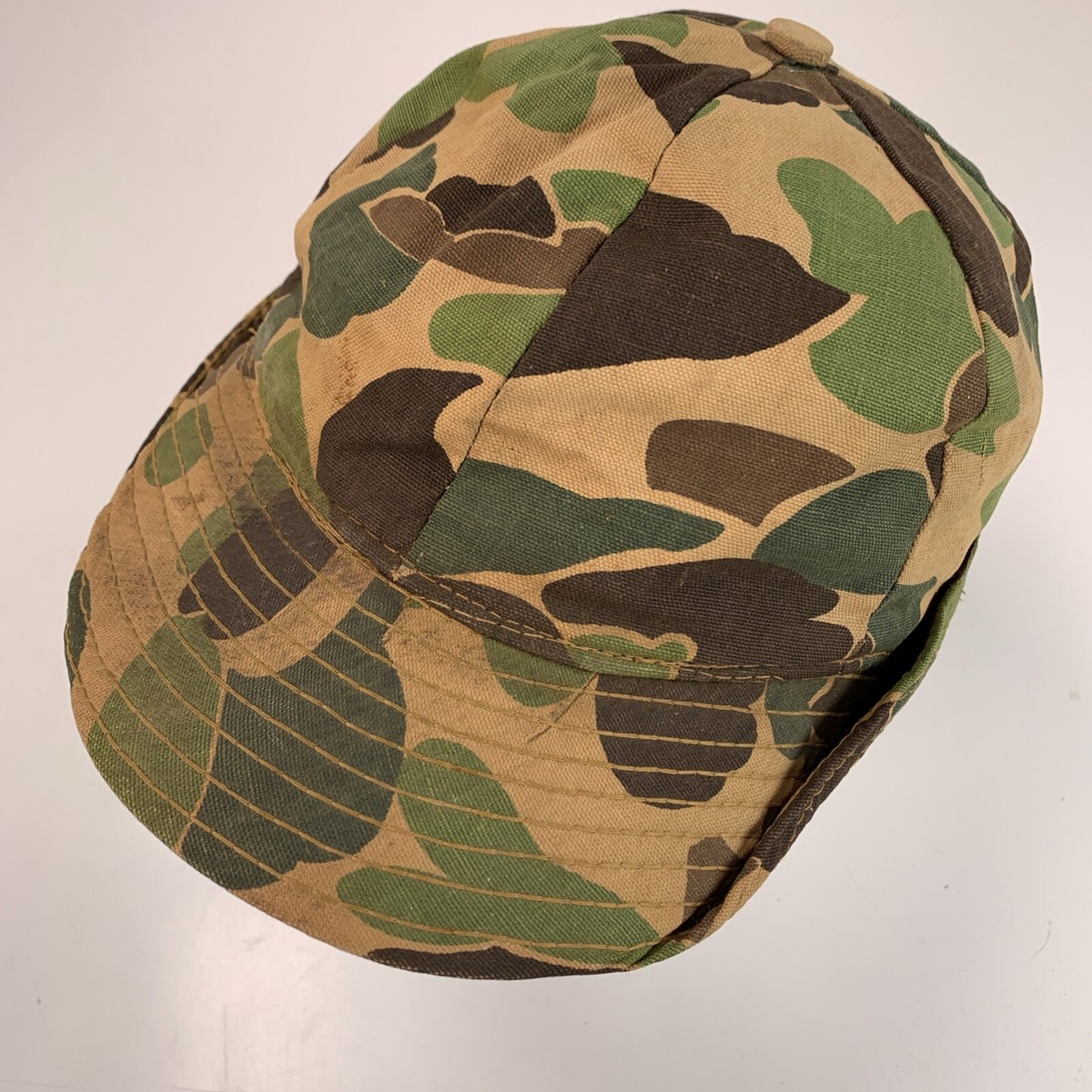 K-Mart VTG Camouflage Hunting Cap Hat Mens Fitted Size S | eBay