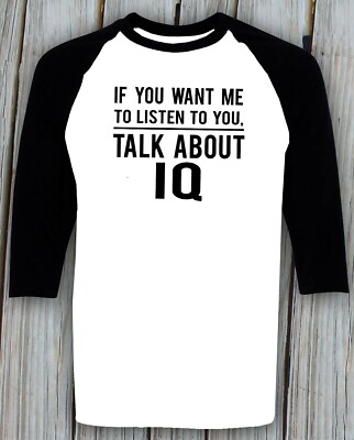 IQ Intelligence quotient T-shirt Skill Sense Agility Smart Person Birthday Gifts
