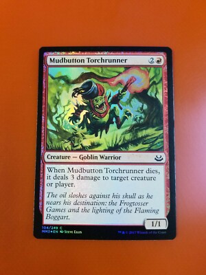 1x Mudbutton Torchrunner | FOIL | Modern Masters 2017 | MTG Magic Cards