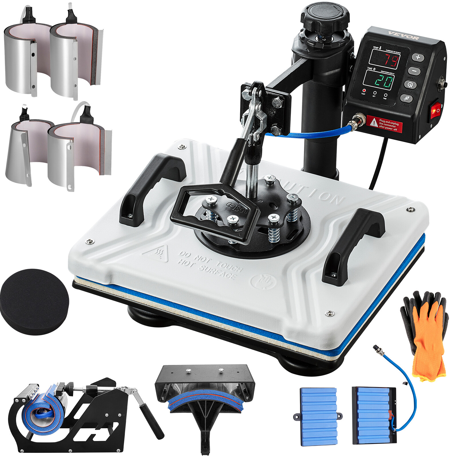 Presse à Chaud VEVOR Machine de Sublimation Multi-Supports pour Atelier Créatif à la Maison