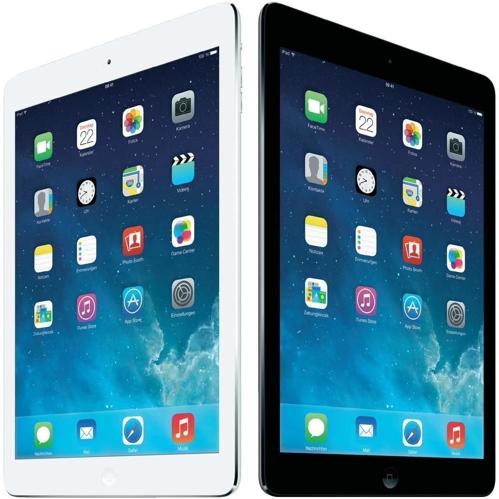 Apple iPad Air 1st 128GB WiFi 9.7in Retina Space Gray White Silver - Good