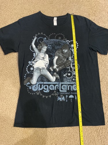 Sugarland The Incredible Machine Concert Tee, Black Short Short Sleeve Size M - Picture 3 of 5
