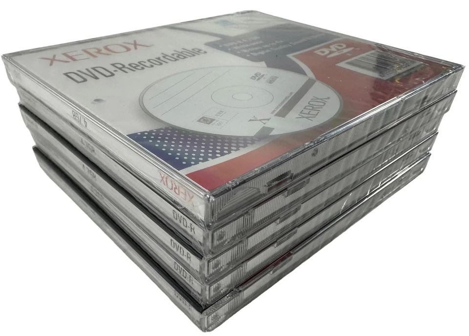 Xerox DVD-R 4.7GB 8x ( 5 Pack ) + Slim Jewel Case ~ NEW & SEALED - Image 3 of 4