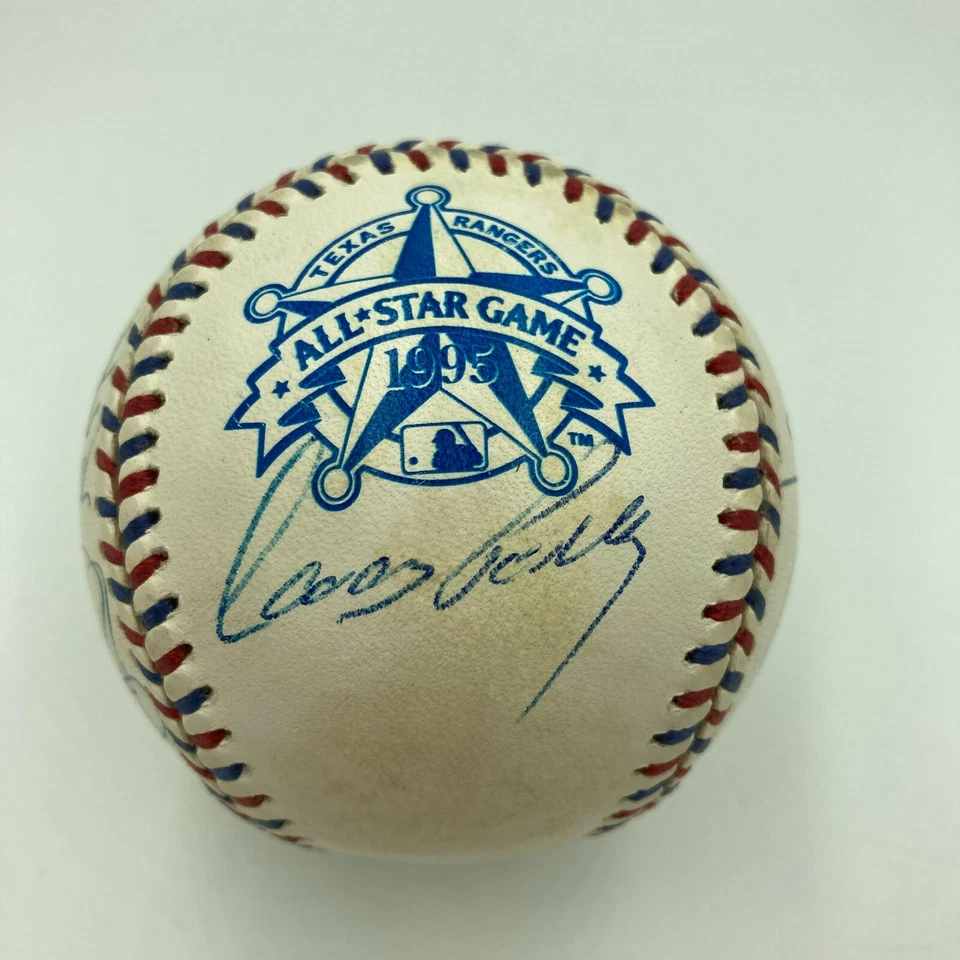 1995 All Star Game Team Béisbol Firmado Sammy Sosa Ozzie Smith Beckett Certificado de Autenticidad Foto 2 de 4