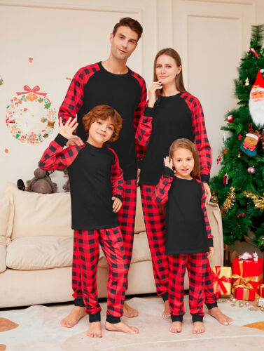 Christmas Family Matching Homewear Outfits Kids Pajamas Sets Xmas Pj's Clothes