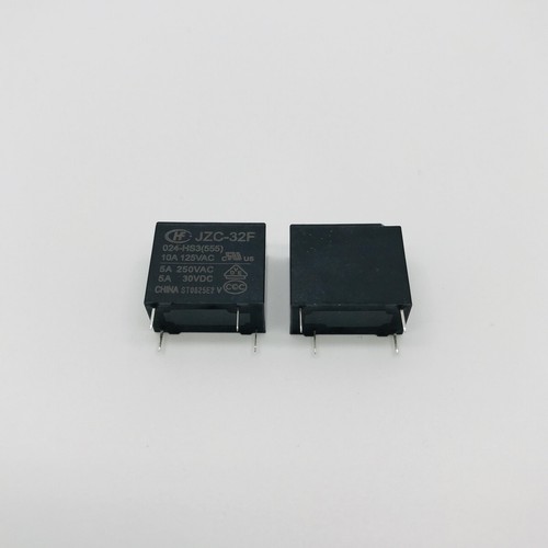10PCS JZC-32F-024-HS3(555) 5A RELAYS NEW HONGFA - Picture 2 of 4