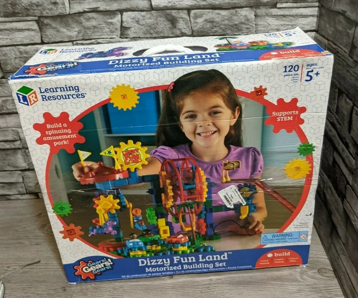 Learning Resources Gears! Gears! Gears! Rover Gears, Engranajes Para Niños, Juego De Construcción, Ingenieria Para Niños, Juguetes STEM, 43 Piezas, Mayores De 4 Años