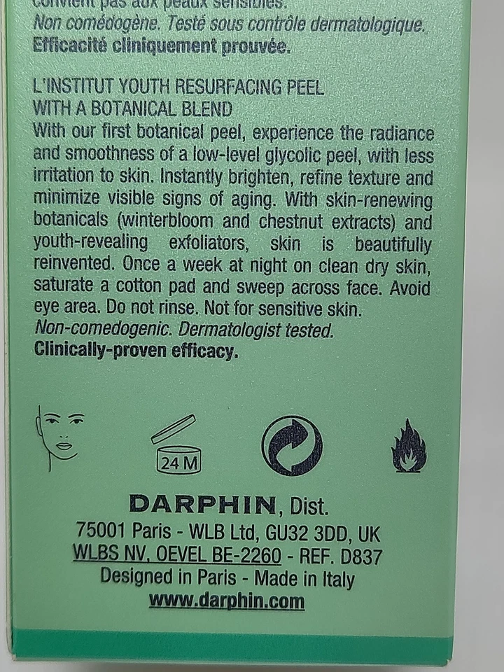 Exfoliante de rejuvenecimiento juvenil Darphin L Institut con mezcla botánica 1 fl. oz Foto 3 de 3