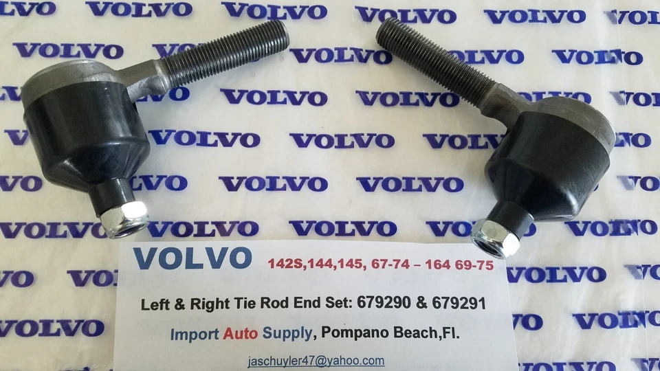 Volvo 142, 144, 145,67-74 y 164 Juego de (2) barras de amarre de dirección - Volvo 679290 Foto 2 de 2