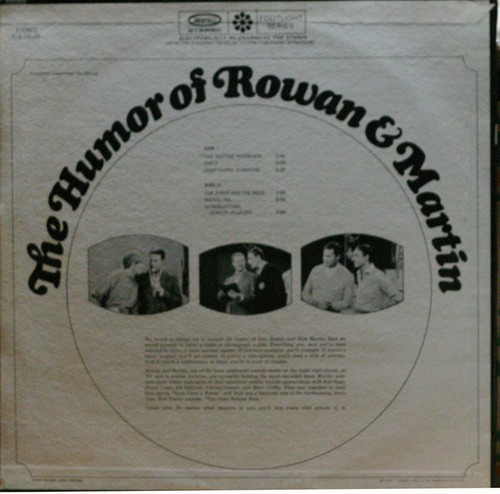 ROWAN & MARTIN Humor Of Epic FLS 15109 COMEDY SEALED 1968 33RPM - Picture 2 of 4