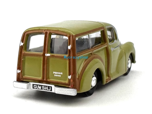 CR 1:76 Green Morris Traveler Wagon Classic Vintage Model Diecast Metal Car - Picture 5 of 5