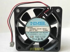 NMB 2408NL-05W-B50 6020 DC24V 0.09A 60 20MM 2-Pin Inverter Cooling Fan