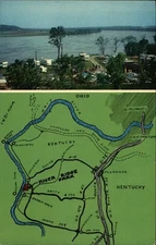 Rabbit Hash,KY River Ridge Park Boone County Kentucky Dukane Press Postcard