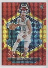 2023 Mosaic Rookies Choice Red & Yellow Fusion Prizm /75 Amari Bailey #231 1pe9