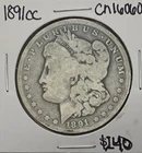 1891-CC Morgan Silver Dollar