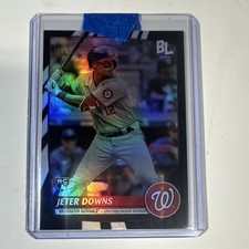 Topps Big League 2023 Jeter Downs #2 Black Foil /25 Rookie Nationals