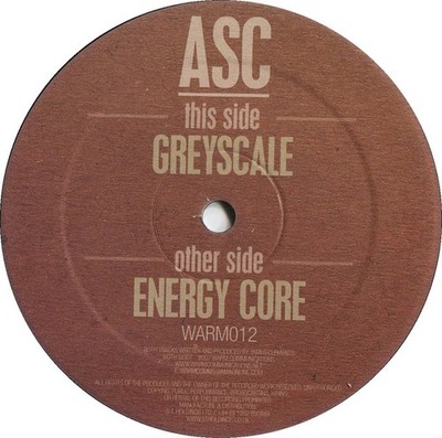 ASC - Energy Core - UK 12'' Vinyl - 2007 - Warm Communications