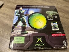 Original Microsoft Xbox Halo Limited Edition Console w/ Box Tested Working READ