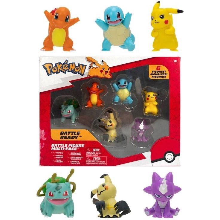 - 6 Piece Playset Battle Ready Multi-pack