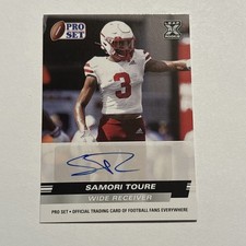 Samori Toure 2022 Leaf Pro Set Draft Prospects Autograph 