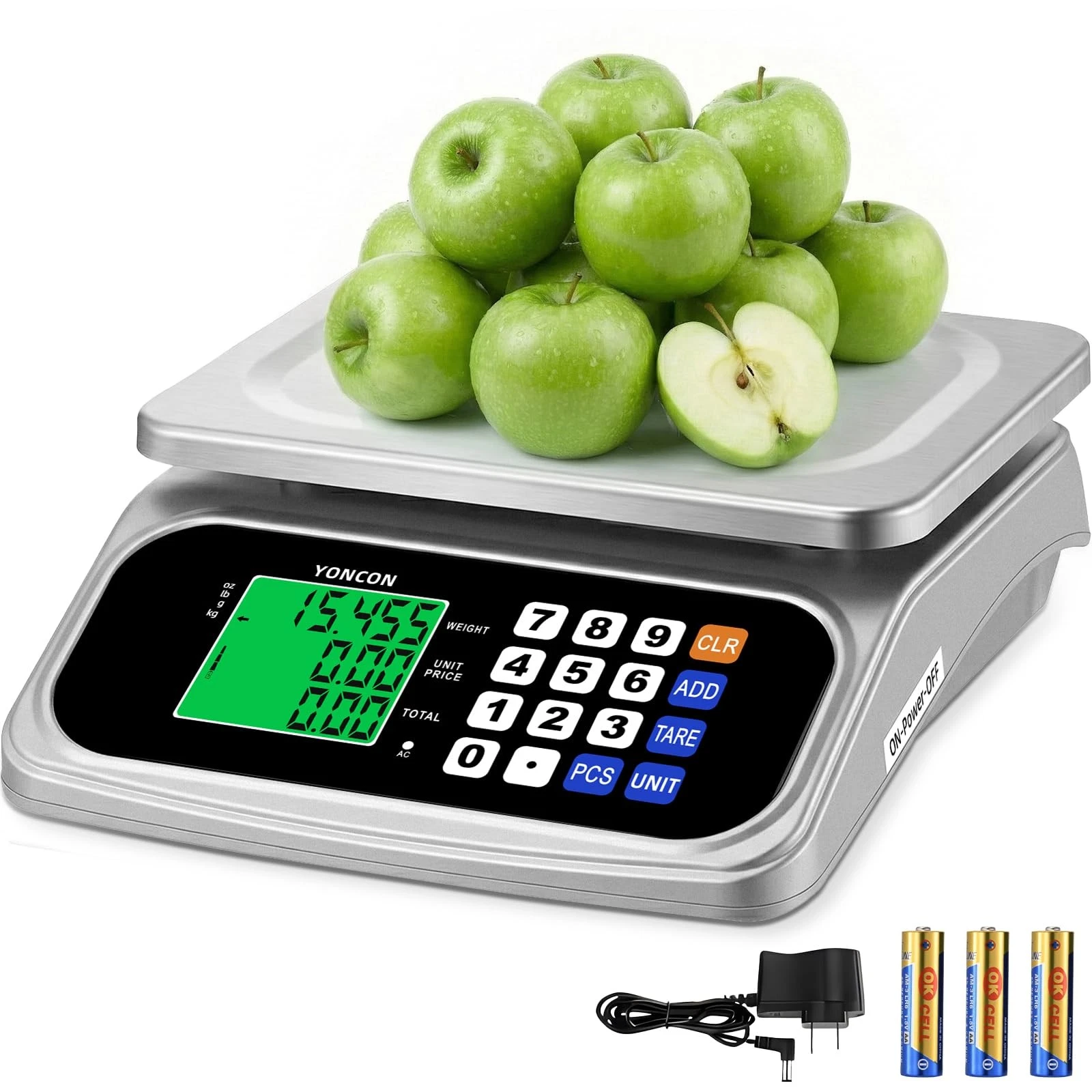 Large Digital Food Scale, 0.05oz/1g Commercial Kitchen Scale with Price Compu...
Opens in a new wind