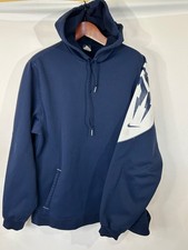 Nike Kobe Therma Hoodie Pullover Kango Mens Size XL Blue Logo Sleeve