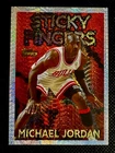 Michael Jordan 1996 Topps Season’s Best Sticky Fingers, Card #18 - Gorgeous Card