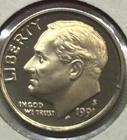 Photo of a 1991-S Roosevelt Dime Proof from an eBay listing that sold on Jul 18, 2026