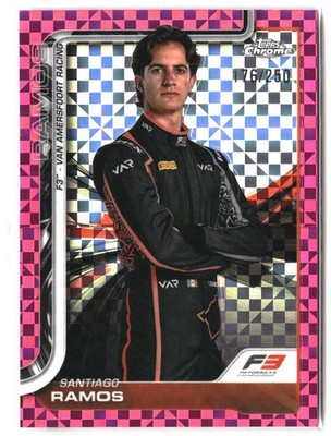 2025 Topps Chrome F1 - F3 Driver Santiago Ramos (RC) #59 Pink Checker Flag /250