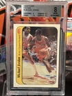 1986-87 fleer michael Jordan sticker #8 BGS 8 (2 8.5s)