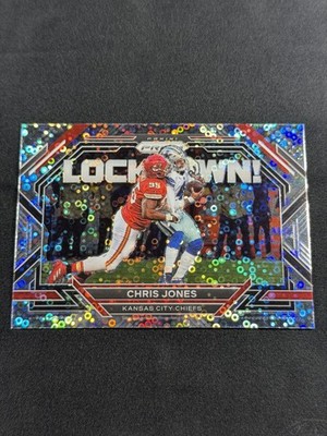 2022 Panini Prizm - Lockdown! Chris Jones #L-12 No Huddle Prizm