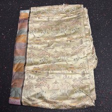 Antique Traditional Japanese Maru-Obi Fukuro-obi Belt with Gold Thread 192