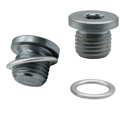 Direct Fit Oil Drain Plug M14x1.5 Compatible with Audi A3 A4 Q3 Q5 2 Pcs