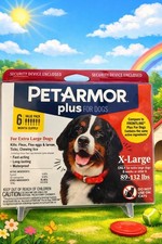 PetArmor Plus Flea and Tick Topical Treatment for Extra Large Dogs - 6 Pack...