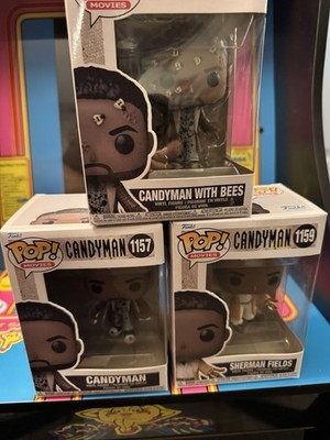 Funko Pop! Vinyl Candyman Figures: Candyman #1157, Bees #1158, Sherman #1159