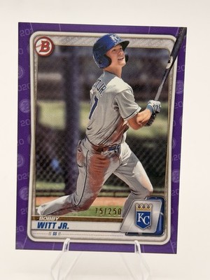 bobby witt jr Bowman Draft Purple parallel /250 Bd-152
